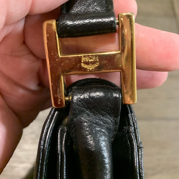 MCM Black Leather Crossbody Bag - Picture 5 of 7